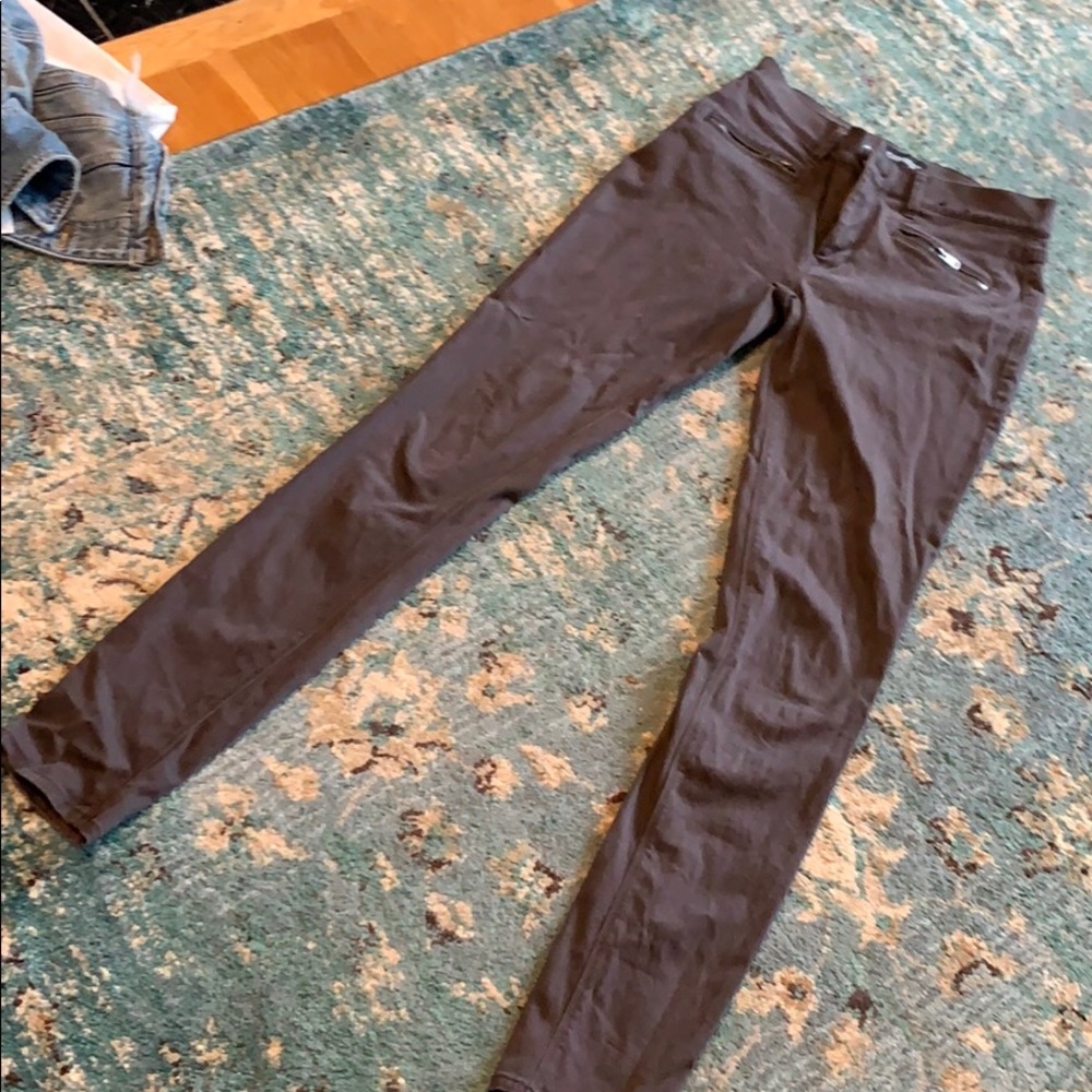 Dark purple corduroy pants